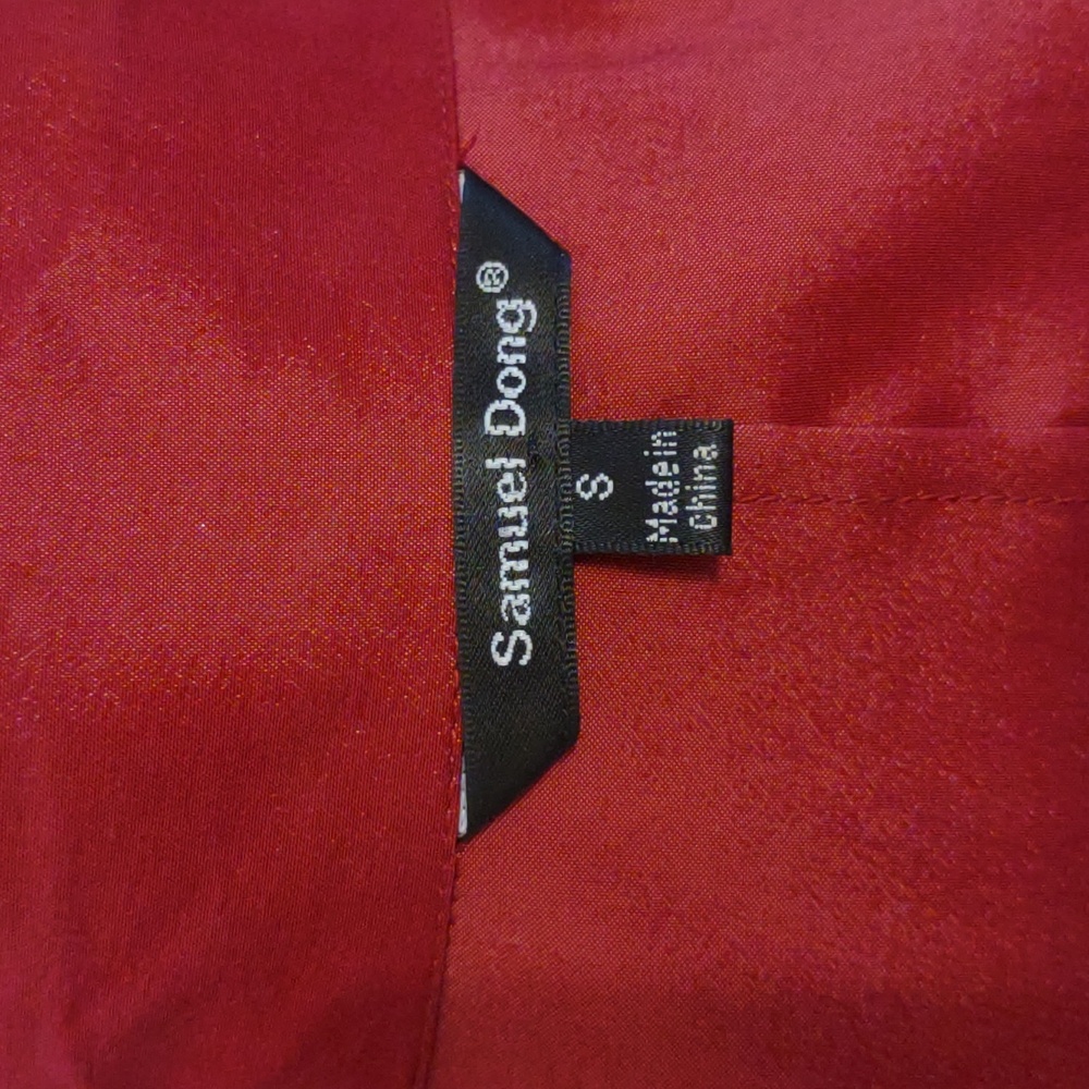 Stunning Samuel Dong Red Fitted Jacket and Tank EUC - Picture 6 of 8